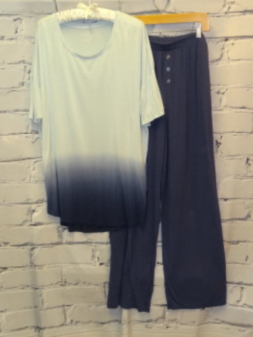 2 Piece Sleepwear Set, Pretty Blues and Purples